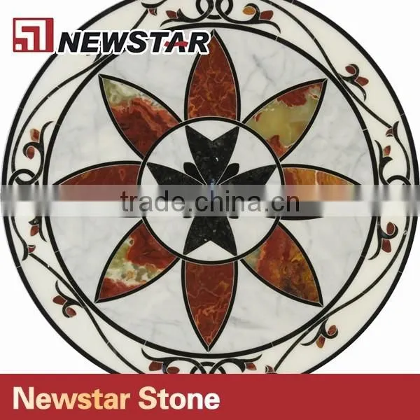 Newstar Waterjet Round Marble Medallion photo-3