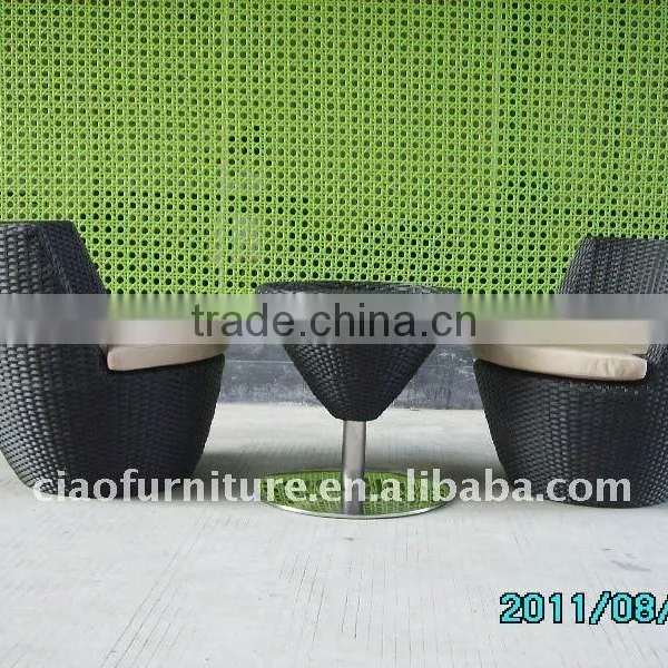 Patio Stacking Coffee Set Modern Coffee UV-proof Modern Tea Sets photo-2