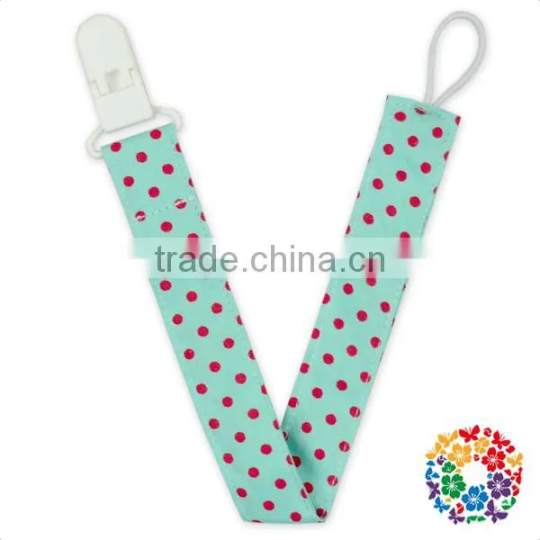 2016 Wholesale Cute Owl Print White Pacifier Holder Clip photo-3
