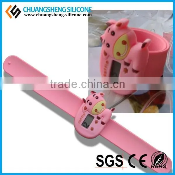 Silicone Magnetic Touch Watch, Kids Wristwatch, Steel Piece Watch photo-2