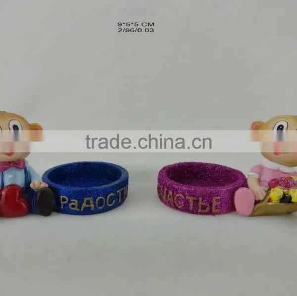 Resin Monkey Figurine for Valentine Decoration photo-5