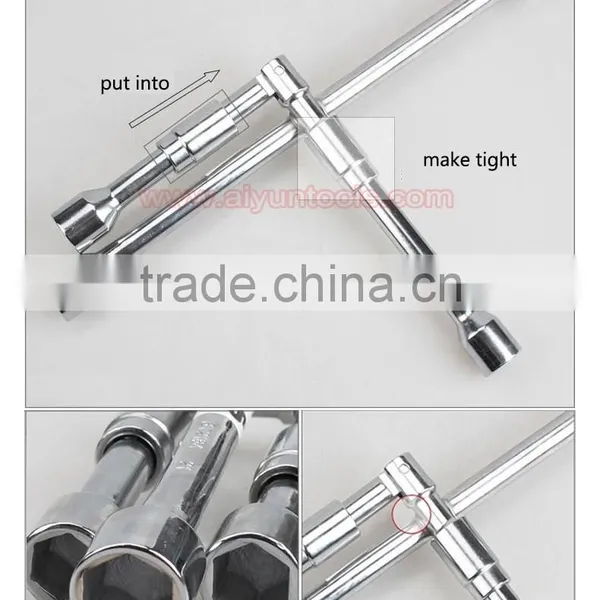 14" Folding Cross Rim Wheel Tyre Wrench Socket Car Auto Tools photo-4