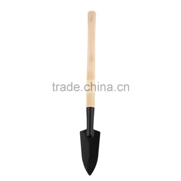 3pcs Mini Garden Gardening Plant Tools Set With Wooden Handle Shovel Rake Spade photo-2