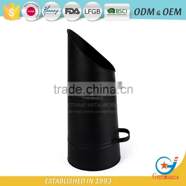 Iron Powder Coating Fire Bucket Fireplace Metal Coal Bucket photo-3