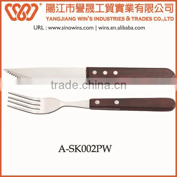 Stainless Steel Blade Material Serrated Blade Steak Knives photo-5