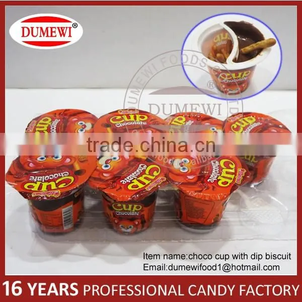 Finger Biscuits Stick With Chocolate Jam Chocolate Cup
