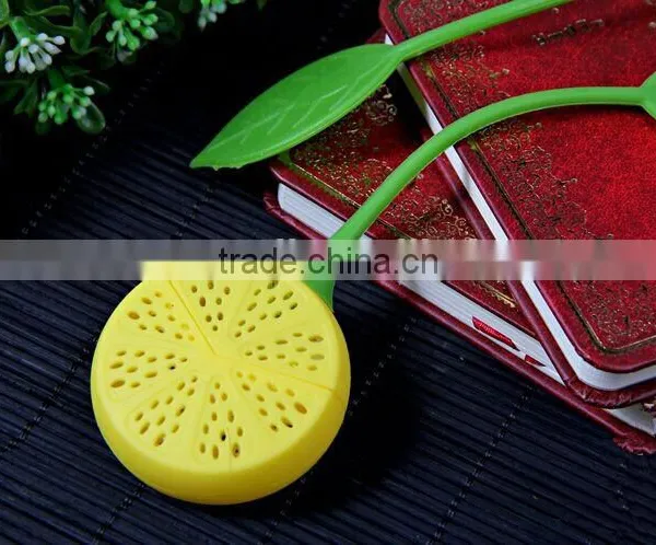 Lemon Silicone Tea Infuser Loose Tea Leaf Strainer Herbal Spice Filter Diffuser Good Idea for Gift photo-3