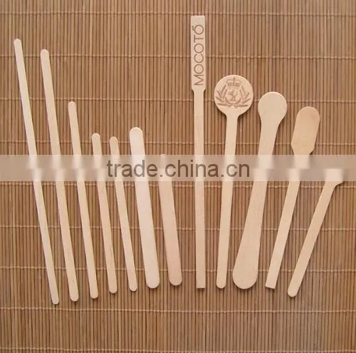 5 1/2 Inch Wooden Coffee Stirrer