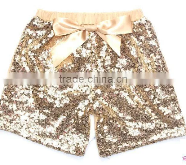 Fashion Girls' Summer Cotton Shorts High Quality Baby Sequin Shorts Kids Short Pants in Stock photo-2