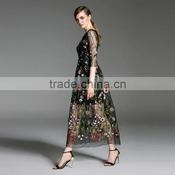 Gypsy Pop Line Evening Dresses Lace Dress Fabric photo-2