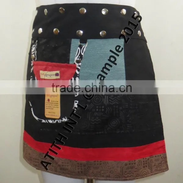 Cotton Wrap Skirt photo-4