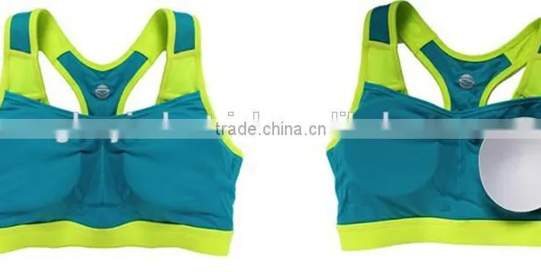 90% Nylon 10% Lycra Wholesale Sexy Sports Bra For Women photo-3