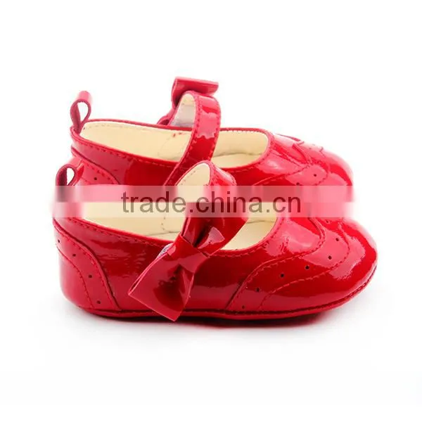 Factory Derictly Wholesale New Style Soft Sole Leather Baby Dress Shoes photo-4