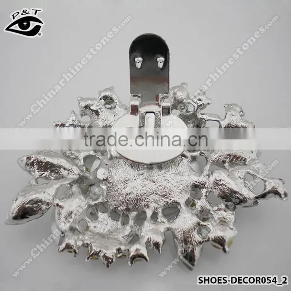 Bling Diamond Ornament With Metal Clip Buckle For Women Shoes photo-3