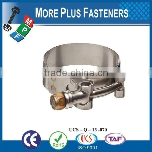 Made in Taiwan Stainless Steel Strong Stainless Steel Hose Clamps Flexible Hose Clamp T Bolt Hose Clamp photo-6