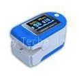 Light Blue Potable Fingertip Pulse Oximeter With Alarm AH - 50D