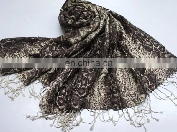 Silk Pashmina Wool Printed Scarves 2017 photo-2