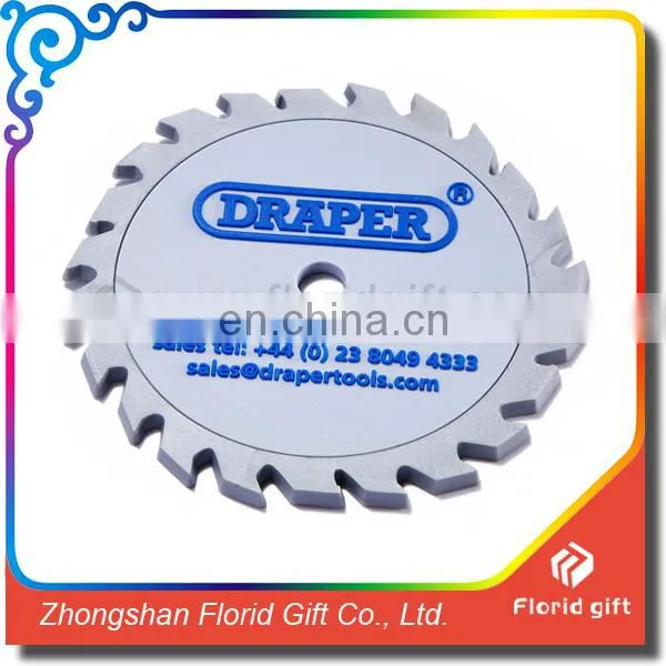 2017 Promotional Gifts 2D or 3D Soft Pvc Tea Cup Coaster With Embossed Logo photo-5