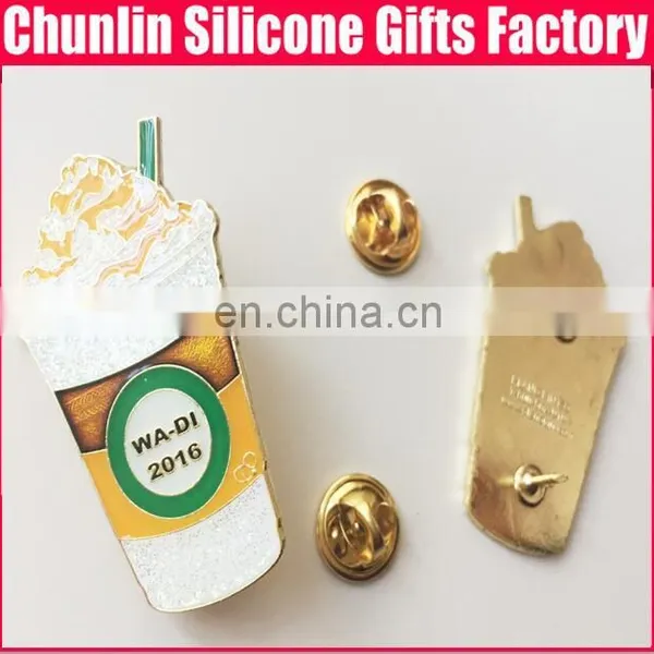 High Quality Engraved Ice Drink Lapel Pin photo-2