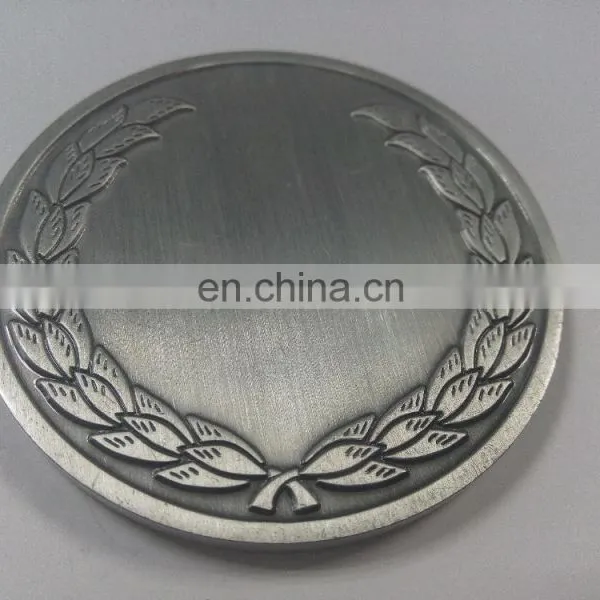 Personalized Design and Logo Zinc Alloy Casting Coin Antique Silver Commemorative Double-side Coin With Flower and Ear of Wheat photo-5