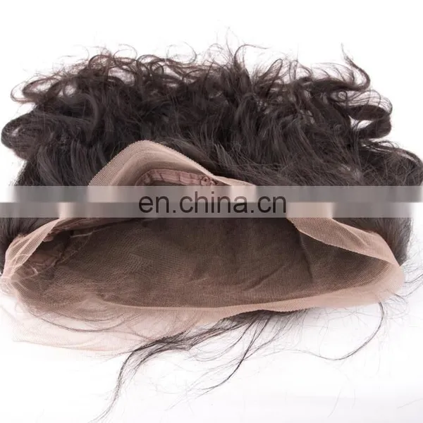 Virgin Hair 22.5*4*2 360 Frontals 360 Lace Band Frontal photo-5