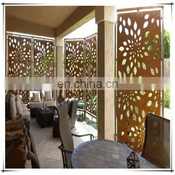 Indoor Corten Steel Screen Wall photo-2