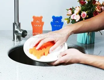 Multipurpose Kitchen Sponge Breathable Reticulated Silica Gel Sponge photo-5