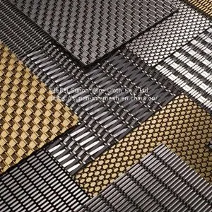 Elevator Wall Wire Mesh Custom Decorative Woven Mesh  Elevator Wall Wire Mesh Factory