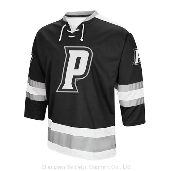 100% Quality Polyester Hockey Jersey Training Uniforms Team Wear Ice Hockey Jerseys photo-2