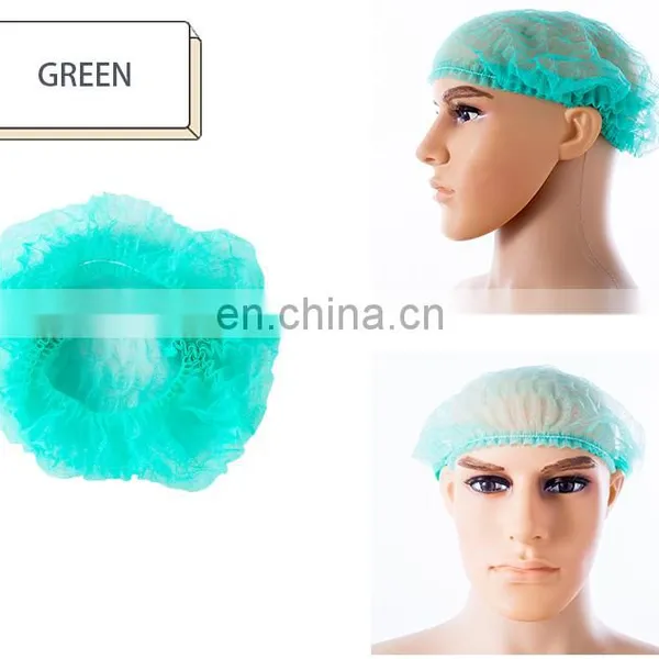Cheapest Disposable Non Woven Mop Cap/ Bouffant Cap Manufacturer photo-2
