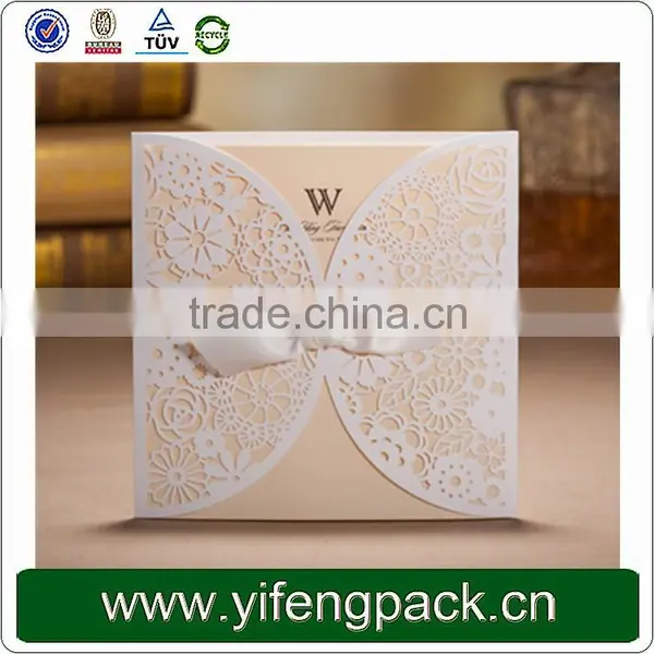 Fast Delivery Handmade Paper Laser Cut Bengali Wedding Invitation Card photo-6