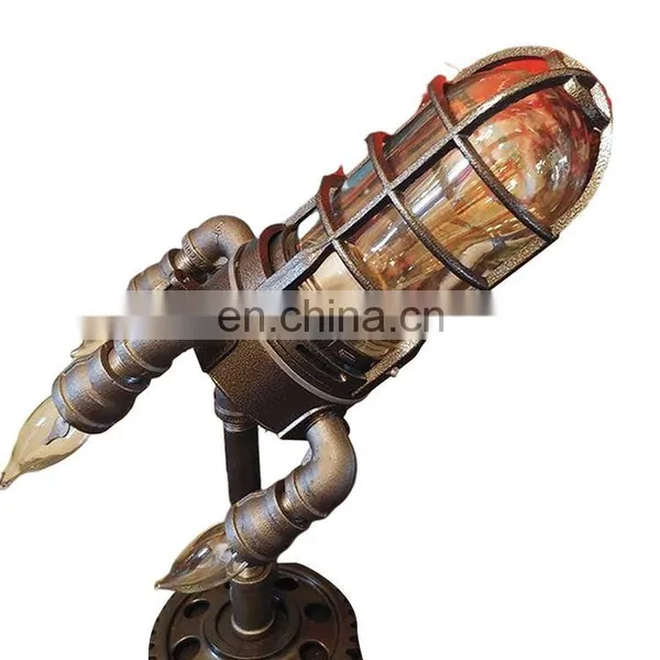 Hot Sale High Quality Creative Retro Industrial Rocket Lamp for Home Decoration