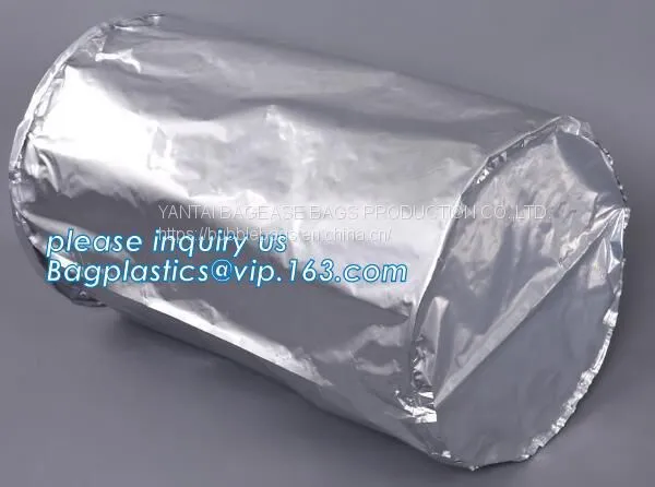 Aluminium Foil Protective Lining, Plastic Drum Cap Sheets, Barrels Liner, Bucket Liner, Pail Liner, LDPE Lay Flat Poly Bags Flat Drum Liner photo-4