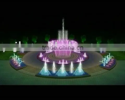 Music Fountain Built on Park