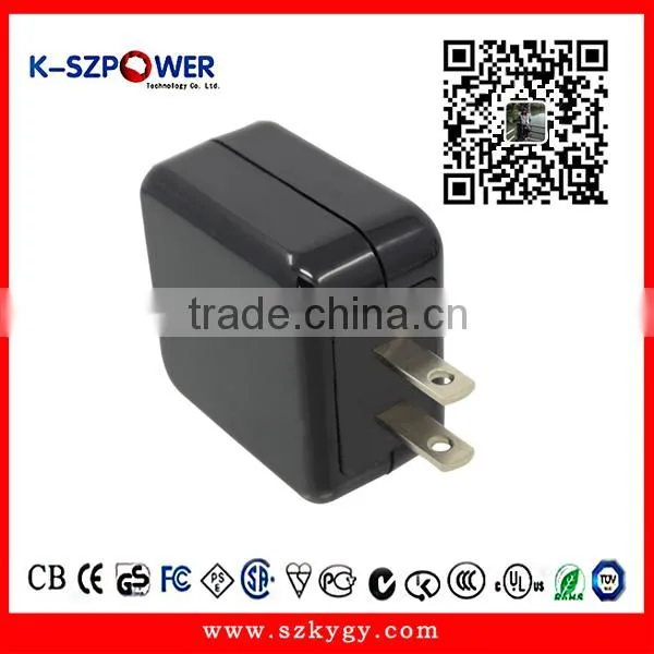 2016 G-series 10W K- 052100 5v 2.1a ac dc UL Listed USA Plug Wall Mount USB Charger 5v With CE UL