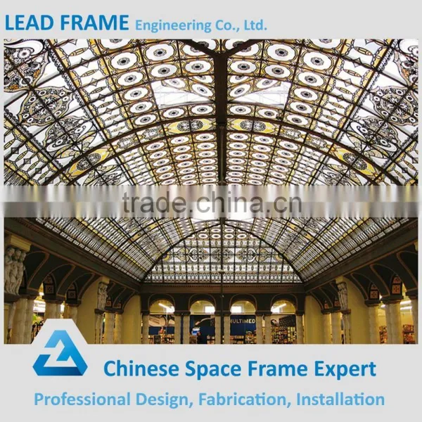 Metal Steel Space Atrium Roof Structure photo-6