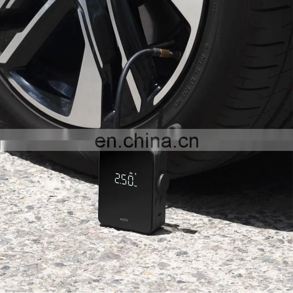Xiaomi Youpin HOTO Smart Portable Air Compressor Electric Wireless LED Rechargeable Air Pump For Car Bike Tires photo-2