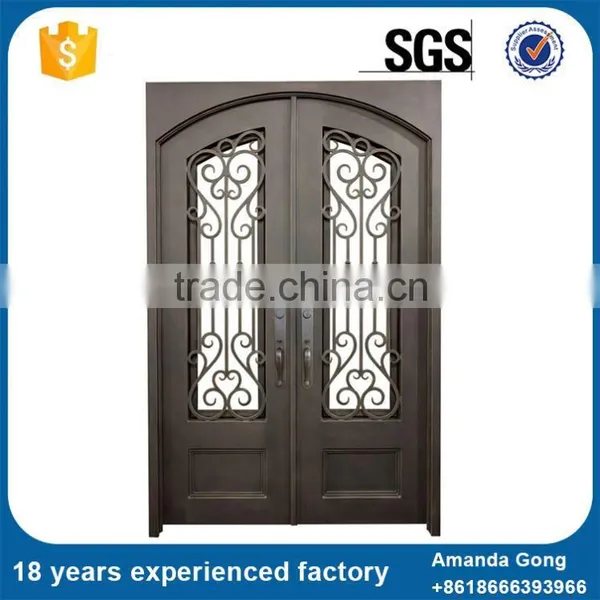 Complete In Specifications Decorative Wrought Iron Interior French Doors photo-6