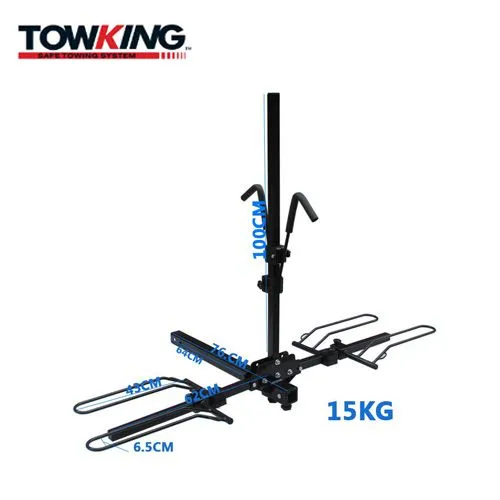 Foldable 2-Bike Platform Style Hitch Mount Bike Rack For Cars Trucks SUVs Minivans photo-3