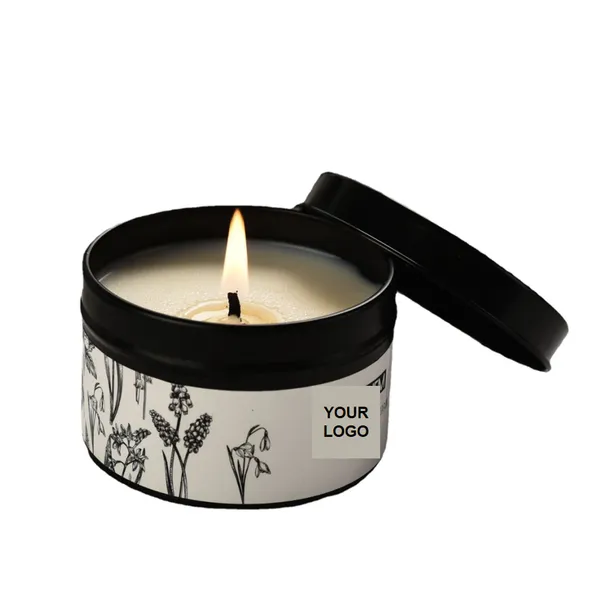 ENO Provides Customized Wholesale Tin Can Aromatherapy Candles 100% Soy Wax With a Variety of Scents to Choose From