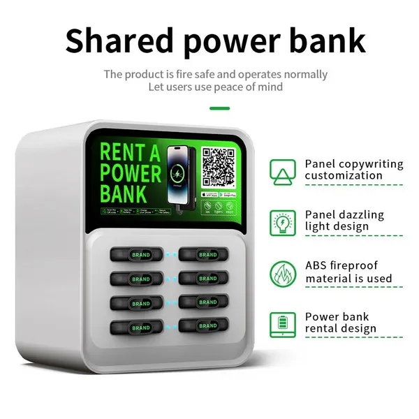 Factory - Direct 8 - Port Shared Power Bank: Global Shared Mobile Power Equipment With Charging Cabinet photo-4