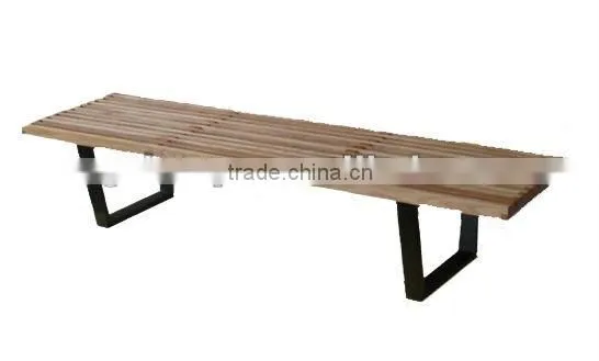 Outdoor Stainless Steel Public Bench photo-3
