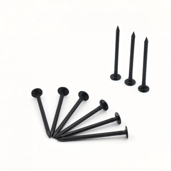 Black Common Nails - Low Carbon Steel With Zinc Coating for Construction Use photo-4
