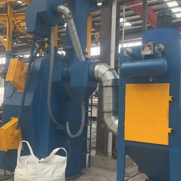 Hook Type Shot Blasting Machine is Suitable for Small Aluminum Die-casting Instrument Surface Treatment, With Compact Structure and High Efficiency photo-3