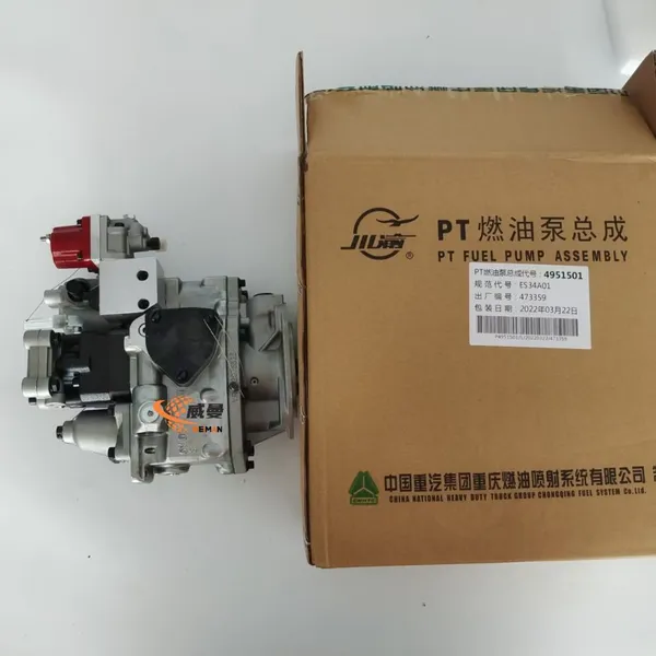 Original Cummins 4951501 Fuel Pump Assembly for Engine Spare Parts.