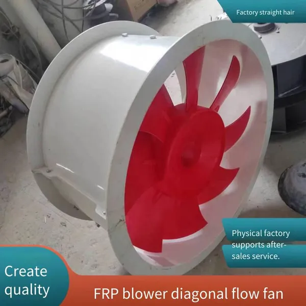 Swf Mixed Flow Ventilator, Pressurized Duct Fan, Made of Fiberglass or Carbon Steel, Suspended Diagonal Flow Fan photo-5