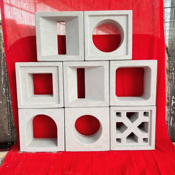 Cement Hollow Bricks, Partition Bricks for Restaurants, Internet-famous Landscaping Bricks, Garden Landscape Wall Bricks, White Perforated Bricks, Concrete Hollow Bricks, Songshan Building Materials Factory