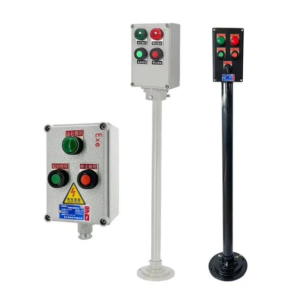 Explosion Proof Local Control Console IP66 Aluminum Push Button & Indicator Column for Petrochemical & Paint Workshop