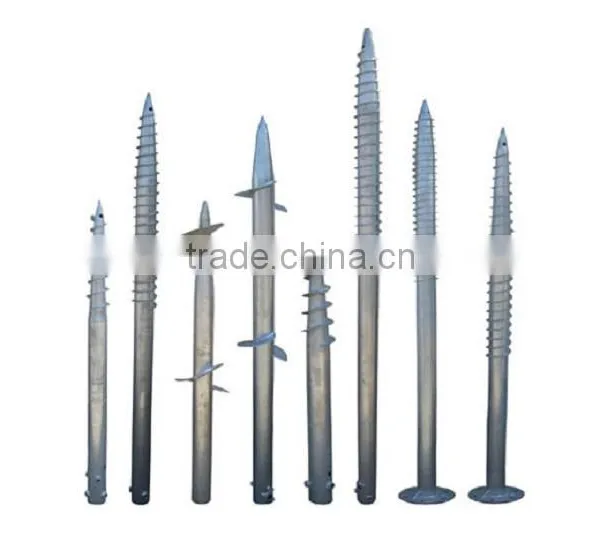 Galvanized Steel Solar Ground Screw for Solar Farm Plant Pole Anchor photo-6