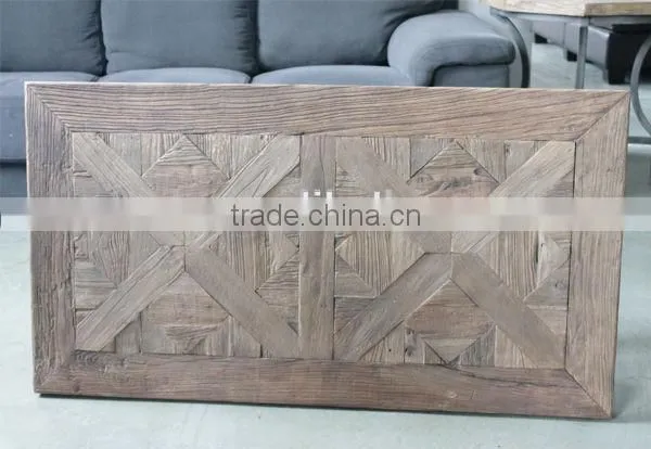 DT-4061 Morden Recycle Elm Dining Table Set photo-3